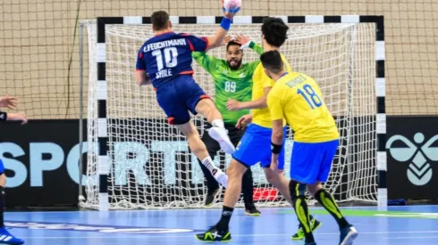 Selección Chilena de Balonmano frente a Brasil