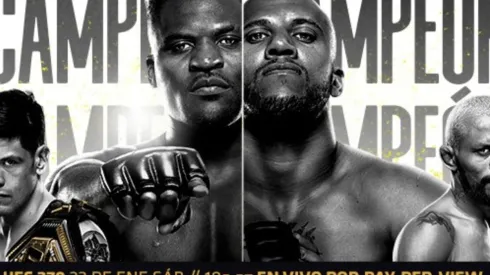 Ngannou contra Gane y Moreno frente a Figueiredo 3, son los dos combates más importantes de UFC 270.