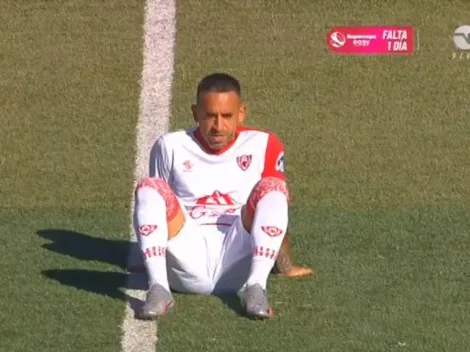 Jugadores de Copiapó protestan antes de iniciar la Promoción