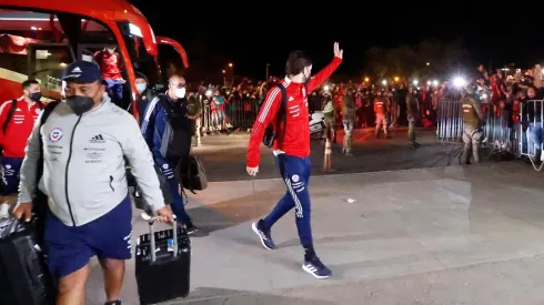 Ben Brereton Díaz fue uno de los más aplaudidos en la llegada de Chile a Calama