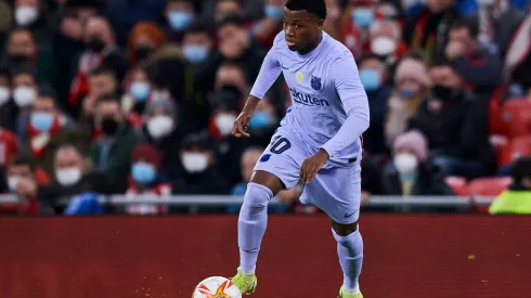 Ansu Fati se marchó lesionado en el partido ante el Athletic de Bilbao por Copa del Rey.