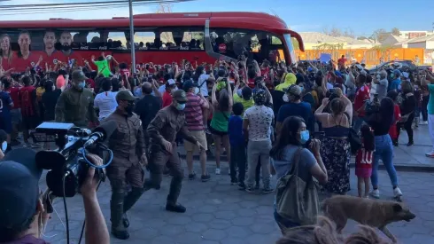 Los hinchas se fueron encima de los jugadores