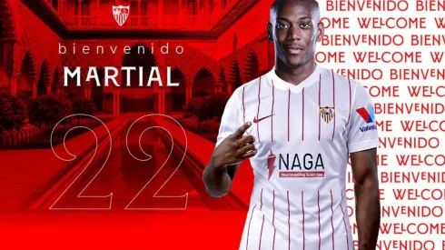 Anthony Martial llega al Sevilla