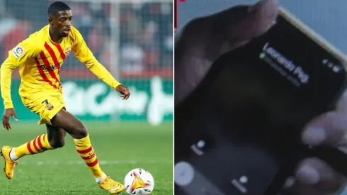 El Chiringuito captó la llamada que recibió el agente de Ousmane Dembélé.