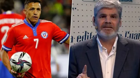 Guarello muy de acuerdo con Alexis y le tira flores al Niño Maravilla en la previa del Chile-Argentina en Calama.