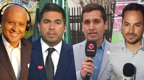 Claudio Bustíos, Marcelo González, Danilo Arrieta y Gonzalo Quiroz en busca del golpe periodístico