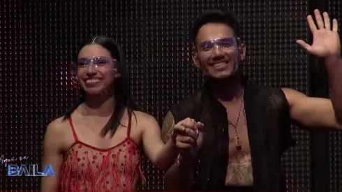 Iván Cabrera y su pareja Fran Zepeda, en Aquí se Baila.