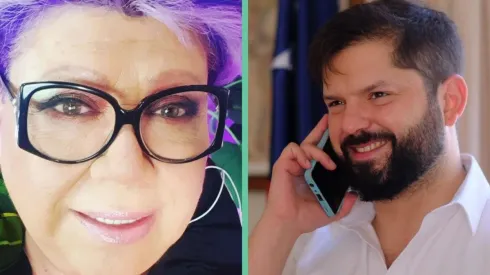 Patricia Maldonado y Gabriel Boric.