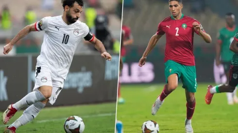 Mohamed Salah y Achraf Hakimi se verán las caras en el Egipto vs. Marrueco por cuartos de final de la Copa Africana de Naciones.