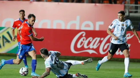 Gabriel Suazo tuvo un buen cometido en el segundo tiempo ante Argentina