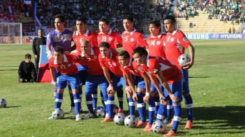El equipo titular de Chile en 2012