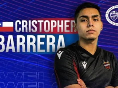 Chileno-noruego Chris Barrera jugó sus primeros minutos en Levante