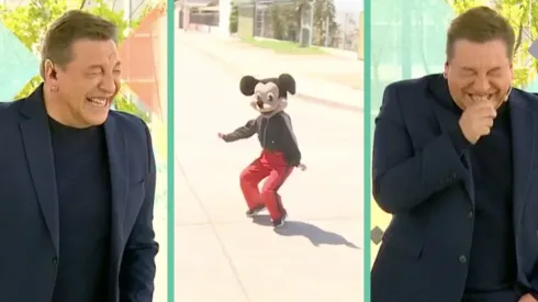 Julio César Rodríguez muerto de la risa con el despacho de Juan Pablo Queraltó desde Los Vilos.