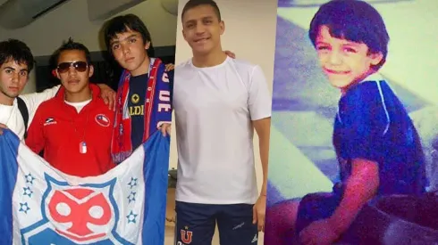 Alexis Sánchez y Universidad de Chile en tres postales. Cuando niño en Tocopilla, cuando joven en Canadá y cuando grande en Calama