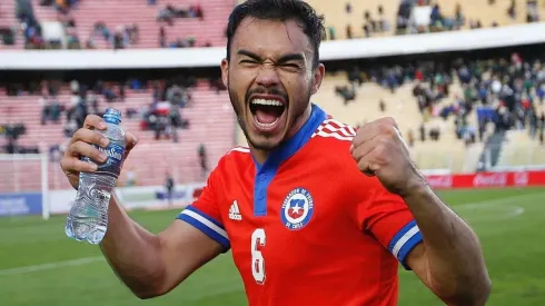 Suazo celebrando en La Paz