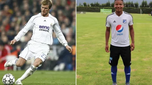 David Beckham fue fuente de inspiración para los padres del futbolista colombiano.