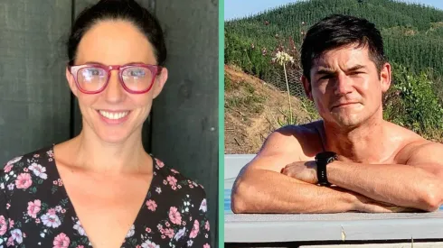 Luz Valdivieso y Claudio Castellón.