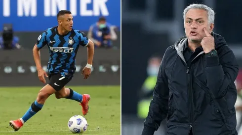 Mou aplaudiò el golazo de Alexis.