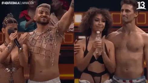 El momento de la despedida de Vivi Rodrígues y Matías Falcón.