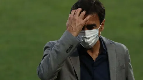 Gustavo Quinteros se mostró molesto con el arbitraje