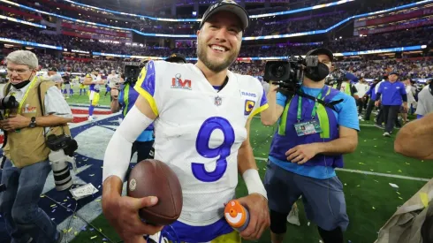 Matthew Stafford ganó su primer Super Bowl tras 13 años de carrera.