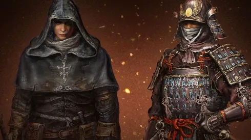 A la izquierda el Confesor, a la derecha el Samurái