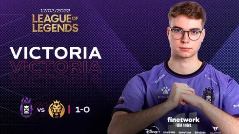 KOI quedó con un marcador de 6-6 en la competición