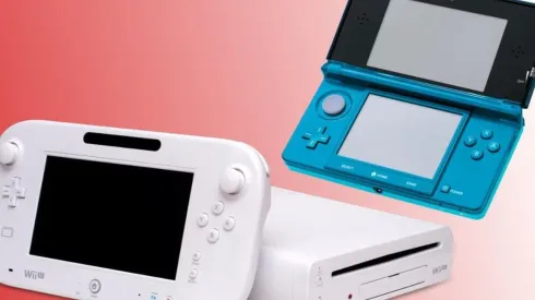Arriba la Nintendo 3DS y abajo la Nintendo Wii U