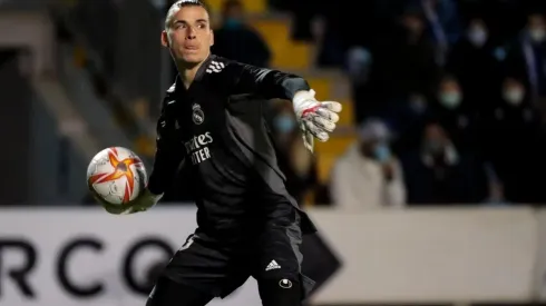 Andriy Lunin ha disputado la Copa del Rey con Real Madrid.
