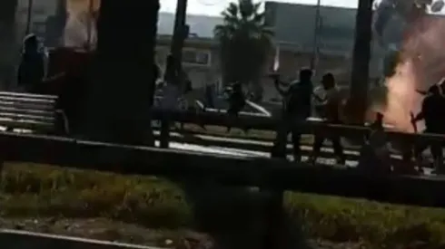 En el sector del mall, además de los alrededores del estadio La Portada, se han registrado incidentes.