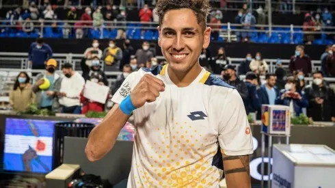 Alejandro Tabilo festejó con su público la victoria que le permite ingresar al Top 100 del Ránking ATP