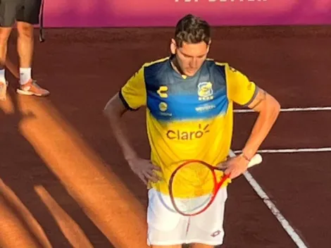 Tabilo prepara el partido de semifinales con la camiseta de Everton