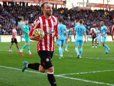 ¡Ovación en su primer partido! Eriksen regresó a la cancha