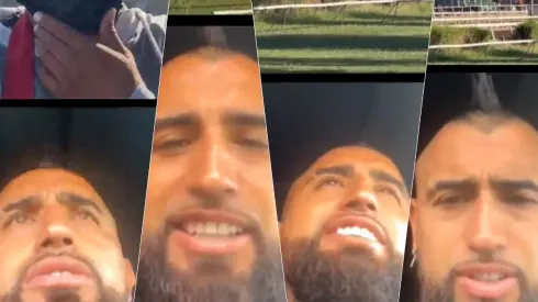 Arturo Vidal manifestó su molestia con los hinchas italianos en modo hater que ingresaron a su transmisión por Instagram