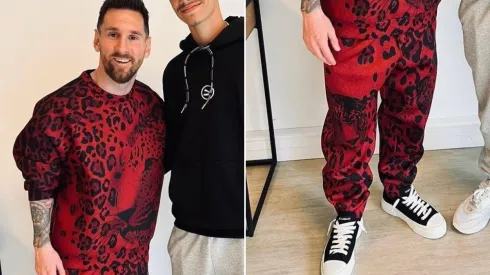 La Pulga posó con un outfit D&G.