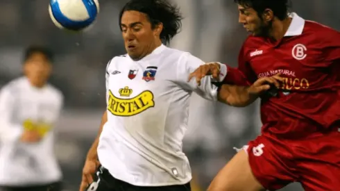 Mario Cáceres jugando por Colo Colo