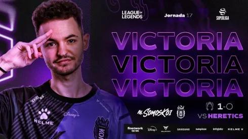 KOI quedó con un marcador de 9-8 en la competición