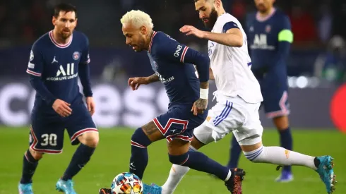 Neymar entró en la segunda parte del duelo de ida