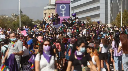 Día Internacional de La Mujer 8M en Santiago