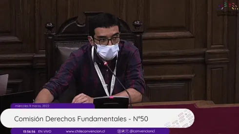 Andy Zepeda presentó la propuesta en la Convención Constituyente.
