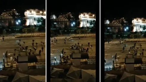 Una violenta pelea se protagonizó en las calles de Sevilla.