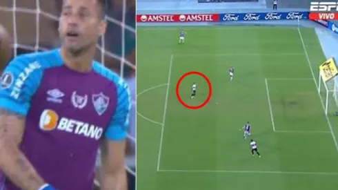 Fabio se lamenta por el gol concedido a Olimpia