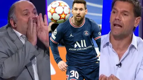 El periodista y el ex jugador de Universidad Católica tuvieron un acalorado diálogo por el nivel mostrado por Lionel Messi con la camiseta del cuadro parisino.