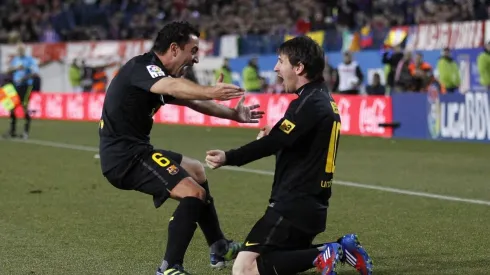 Xavi texteó a Messi tras la derrota con los merengues en Champions.