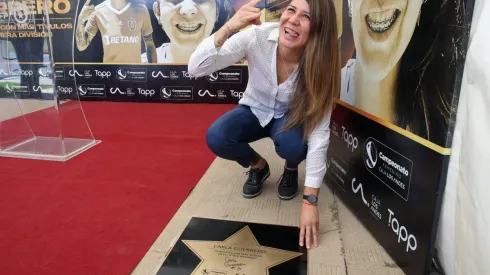 Histórica: La Jefa recibe estrella en el Paseo de la Fama del fútbol chileno