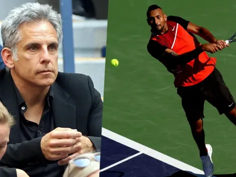 El show de Kyrgios: Le paró los carros a Ben Stiller en Indian Wells