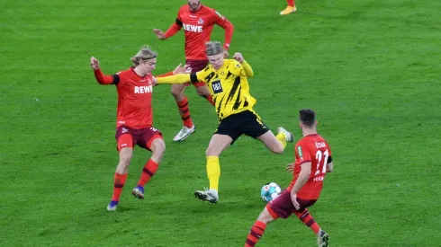 Erling Haaland regresó este martes a las canchas tras casi dos meses sin acción futbolística.