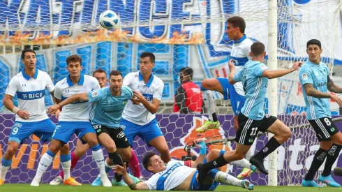 La franja no pudo contra los celestes en Rancagua.