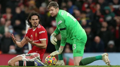 Edinson Cavani no tiene mayor continuidad en el Manchester United.