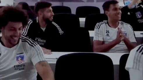 Parte del plantel de Colo Colo festejó el sorteo de Copa Libertadores